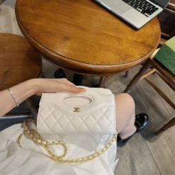 Túi Chanel Katun White Trắng